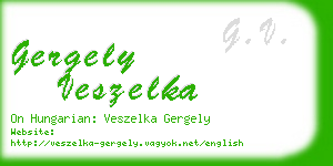 gergely veszelka business card